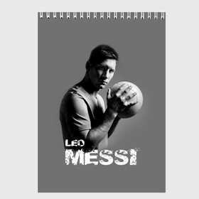 Скетчбук с принтом Leo Messi в Белгороде, 100% бумага
 | 48 листов, плотность листов — 100 г/м2, плотность картонной обложки — 250 г/м2. Листы скреплены сверху удобной пружинной спиралью | barcelona | spanish | аргентина | барселона | испания | лео | месси | мяч | футбол | футболист
