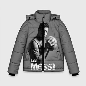 Зимняя куртка для мальчиков 3D с принтом Leo Messi в Белгороде, ткань верха — 100% полиэстер; подклад — 100% полиэстер, утеплитель — 100% полиэстер | длина ниже бедра, удлиненная спинка, воротник стойка и отстегивающийся капюшон. Есть боковые карманы с листочкой на кнопках, утяжки по низу изделия и внутренний карман на молнии. 

Предусмотрены светоотражающий принт на спинке, радужный светоотражающий элемент на пуллере молнии и на резинке для утяжки | barcelona | spanish | аргентина | барселона | испания | лео | месси | мяч | футбол | футболист