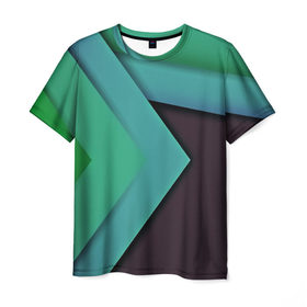 Мужская футболка 3D с принтом Bands в Белгороде, 100% полиэфир | прямой крой, круглый вырез горловины, длина до линии бедер | геометрия | полосы | разноцветный