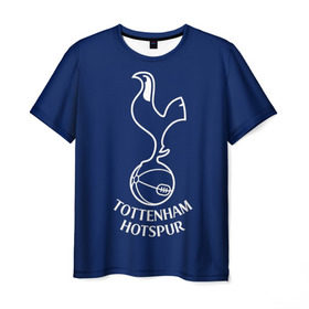 Мужская футболка 3D с принтом Tottenham hotspur в Белгороде, 100% полиэфир | прямой крой, круглый вырез горловины, длина до линии бедер | football | англия | болельщик | игрок | лондон | премьер лига | тоттенхэм хотспур | фанат | футбол | футболист | шпоры