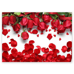 Поздравительная открытка с принтом Сильные чуства в Белгороде, 100% бумага | плотность бумаги 280 г/м2, матовая, на обратной стороне линовка и место для марки
 | желтый | красный | любовь | новинки | подарок | розы | сердце | текстура | тюльпаны | цветы
