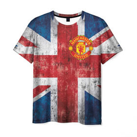 Мужская футболка 3D с принтом Красные дьяволы в Белгороде, 100% полиэфир | прямой крой, круглый вырез горловины, длина до линии бедер | 3d | british | manchester united | mu | new | англия | великобритания | игра | красные дьяволы | лондон | манчестер | манчестер юнайтед | мю | новые | популярные | прикольные | флаг британии | футбол