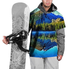 Накидка на куртку 3D с принтом Switzerland в Белгороде, 100% полиэстер |  | Тематика изображения на принте: kander valley | switzerland | вечер | вода | горы | деревья | зима | лес | огни | озеро | парк | подсветка | снег | швейцария