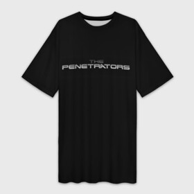 Платье-футболка 3D с принтом The penetrators в Белгороде,  |  | penetrators | the penetrators | пенетраторы