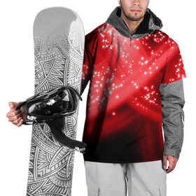 Накидка на куртку 3D с принтом Звёздный шлейф в Белгороде, 100% полиэстер |  | абстракция | блеск | гламур | звёздочка | звёзды | красный | огни