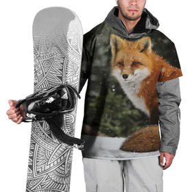 Накидка на куртку 3D с принтом Лиса в Белгороде, 100% полиэстер |  | fox | животное | зверь | красивая | лес | лис | лиса | лисенок | лисица | лисичка | мех | патрикеевна | песец | плутовка | прикольная | природа | рыжая | рыжий цвет | сказка | хвост | хитрая | хищник