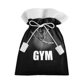 Подарочный 3D мешок с принтом Gym в Белгороде, 100% полиэстер | Размер: 29*39 см | girl | jump | sport | sportswoman | гимнастика | девушка | прыжок | спорт | спортсменка | фитнес