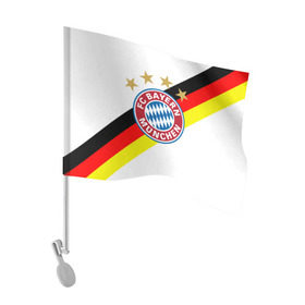 Флаг для автомобиля с принтом ФК Бавария в Белгороде, 100% полиэстер | Размер: 30*21 см | bayern | bayern munchen | fc | football | munchen | бавария | германия | футбол | футбольные | футбольный клуб
