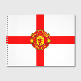 Альбом для рисования с принтом Manchester united в Белгороде, 100% бумага
 | матовая бумага, плотность 200 мг. | 3д | fc | manchester united | mu | англия | британия | игра | канониры | красные дьяволы | лондон | манчестер | мю | флаг | флаг британии | футбол | эмблема