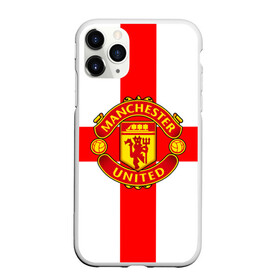 Чехол для iPhone 11 Pro Max матовый с принтом Manchester united в Белгороде, Силикон |  | 3д | fc | manchester united | mu | англия | британия | игра | канониры | красные дьяволы | лондон | манчестер | мю | флаг | флаг британии | футбол | эмблема