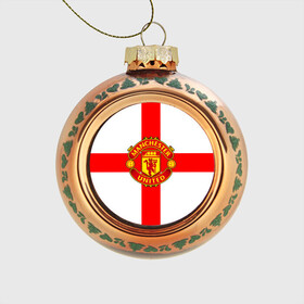 Стеклянный ёлочный шар с принтом Manchester united в Белгороде, Стекло | Диаметр: 80 мм | 3д | fc | manchester united | mu | англия | британия | игра | канониры | красные дьяволы | лондон | манчестер | мю | флаг | флаг британии | футбол | эмблема