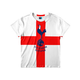 Детская футболка 3D с принтом Tottenham в Белгороде, 100% гипоаллергенный полиэфир | прямой крой, круглый вырез горловины, длина до линии бедер, чуть спущенное плечо, ткань немного тянется | 3d | english | fc | football | new | tottenham | tottenham hotspur | англия | британия | логотип | лондон | новые | популярные | прикольные | тоттенхэм | тоттенхэм хотспур | фк | флаг | футбол | футбольный клуб