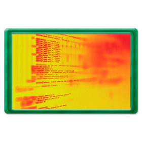 Магнит 45*70 с принтом Компьютерный код в Белгороде, Пластик | Размер: 78*52 мм; Размер печати: 70*45 | Тематика изображения на принте: желтый | кибер | код | оранжевый | прога