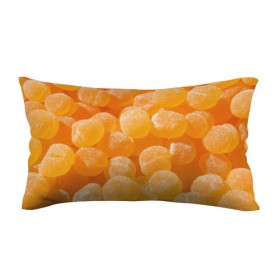 Подушка 3D антистресс с принтом Апельсиновый мармелад в Белгороде, наволочка — 100% полиэстер, наполнитель — вспененный полистирол | состоит из подушки и наволочки на молнии | 