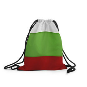 Рюкзак-мешок 3D с принтом Болгария в Белгороде, 100% полиэстер | плотность ткани — 200 г/м2, размер — 35 х 45 см; лямки — толстые шнурки, застежка на шнуровке, без карманов и подкладки | bulgaria | flag | болгария | республика болгария | текстура | флаг