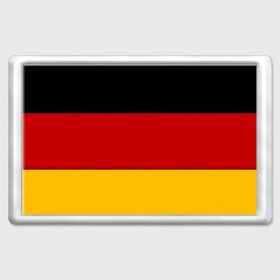Магнит 45*70 с принтом Германия в Белгороде, Пластик | Размер: 78*52 мм; Размер печати: 70*45 | Тематика изображения на принте: germany | флаг