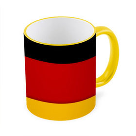 Кружка 3D с принтом Германия в Белгороде, керамика | ёмкость 330 мл | Тематика изображения на принте: germany | флаг