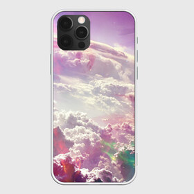 Чехол для iPhone 12 Pro Max с принтом Розовые облака в Белгороде, Силикон |  | небо | облака
