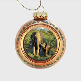 Стеклянный ёлочный шар с принтом Слониха и слоненок в природе в Белгороде, Стекло | Диаметр: 80 мм | африка | африканский | бивни | большой | гигант джунгли | зоопарк | индийский | индия | лесной великан | мамонт | огромный | саванна | сафари | серый | слон | слоненок | слониха | стадо | уши | хобот