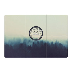 Магнитный плакат 3Х2 с принтом Twin Peaks в Белгороде, Полимерный материал с магнитным слоем | 6 деталей размером 9*9 см | twin peaks твин пикс | годнота | девид линч | лес | лора палмер | сова | туман