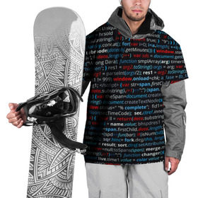 Накидка на куртку 3D с принтом computer code в Белгороде, 100% полиэстер |  | Тематика изображения на принте: computer code | technology | код