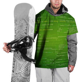 Накидка на куртку 3D с принтом technology code в Белгороде, 100% полиэстер |  | Тематика изображения на принте: computer code | technology | код | компьютеры