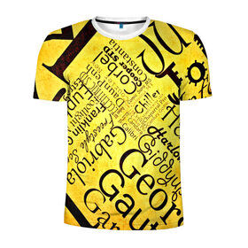 Мужская футболка 3D спортивная с принтом Newspaper в Белгороде, 100% полиэстер с улучшенными характеристиками | приталенный силуэт, круглая горловина, широкие плечи, сужается к линии бедра | 3d | буквы | газета | другие | много | прикольные | разные | текстуры | яркие