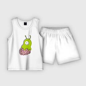 Детская пижама с шортами хлопок с принтом Codefest 17_1 в Белгороде,  |  | codefest | админ | заказчик | код | кодефест | кодфест | компбютер | мозг | мозги | мозгослизень | ноутбук | программирование | программист | слизень | юзверь | юзер
