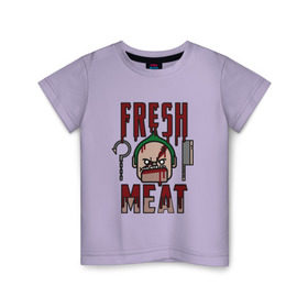 Детская футболка хлопок с принтом Dota 2 - Fresh Meat в Белгороде, 100% хлопок | круглый вырез горловины, полуприлегающий силуэт, длина до линии бедер | dota | dota2 | game | online | дота | игра | крюк | онлайн | пудж | стратегия | хук