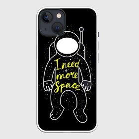Чехол для iPhone 13 с принтом More space в Белгороде,  |  | Тематика изображения на принте: день космонавтики | звезда | звезды | космонавт | космонавты | космос | планета | планеты | ракета | ракеты