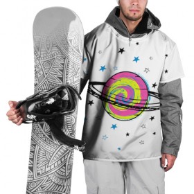 Накидка на куртку 3D с принтом Планета в Белгороде, 100% полиэстер |  | звезда | звезды | космос | планета | планеты | ракета | ракеты