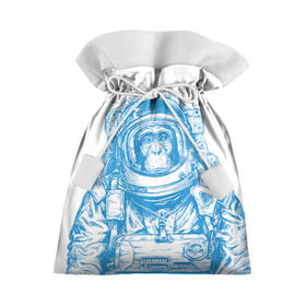 Подарочный 3D мешок с принтом Космомакака в Белгороде, 100% полиэстер | Размер: 29*39 см | день космонавтики | звезда | звезды | космонавт | космонавты | космос | планета | планеты | ракета | ракеты