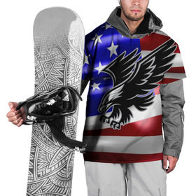 Накидка на куртку 3D с принтом Флаг США с орлом в Белгороде, 100% полиэстер |  | usa | америка | белоголовый | герб | государство | доллар | дядя сэм | звездно полосатый флаг | лысый | нато | оон | орел | птица | свобода | символ | соединённые штаты америки | страна | сша | штат