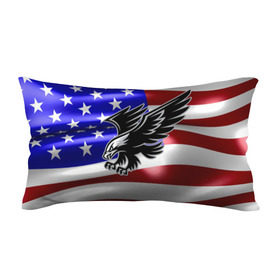 Подушка 3D антистресс с принтом Флаг США с орлом в Белгороде, наволочка — 100% полиэстер, наполнитель — вспененный полистирол | состоит из подушки и наволочки на молнии | usa | америка | белоголовый | герб | государство | доллар | дядя сэм | звездно полосатый флаг | лысый | нато | оон | орел | птица | свобода | символ | соединённые штаты америки | страна | сша | штат