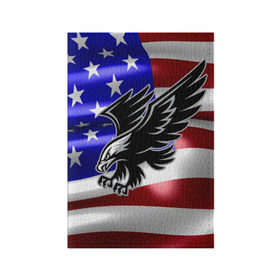 Обложка для паспорта матовая кожа с принтом Флаг США с орлом в Белгороде, натуральная матовая кожа | размер 19,3 х 13,7 см; прозрачные пластиковые крепления | usa | америка | белоголовый | герб | государство | доллар | дядя сэм | звездно полосатый флаг | лысый | нато | оон | орел | птица | свобода | символ | соединённые штаты америки | страна | сша | штат