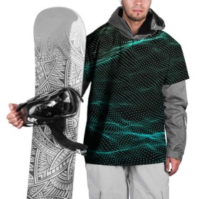 Накидка на куртку 3D с принтом Звуковые волны в Белгороде, 100% полиэстер |  | 