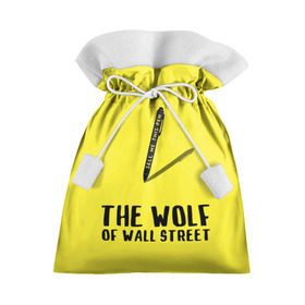 Подарочный 3D мешок с принтом Волк с Уолл Стрит в Белгороде, 100% полиэстер | Размер: 29*39 см | Тематика изображения на принте: the wolf of wall street | волк с уолл стрит | леонардо дикаприо | мартин скорсезе | продай мне эту ручку