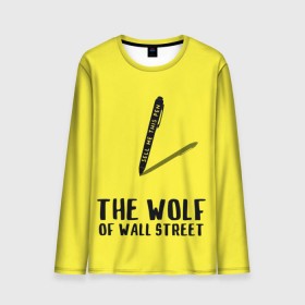 Мужской лонгслив 3D с принтом Волк с Уолл Стрит в Белгороде, 100% полиэстер | длинные рукава, круглый вырез горловины, полуприлегающий силуэт | the wolf of wall street | волк с уолл стрит | леонардо дикаприо | мартин скорсезе | продай мне эту ручку