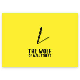 Поздравительная открытка с принтом Волк с Уолл Стрит в Белгороде, 100% бумага | плотность бумаги 280 г/м2, матовая, на обратной стороне линовка и место для марки
 | the wolf of wall street | волк с уолл стрит | леонардо дикаприо | мартин скорсезе | продай мне эту ручку