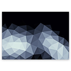 Поздравительная открытка с принтом Abstract в Белгороде, 100% бумага | плотность бумаги 280 г/м2, матовая, на обратной стороне линовка и место для марки
 | Тематика изображения на принте: абстракция | бумага | геометрия | грани | изгиб | линии | полигоны | полосы | постель | розовый | сочетания | текстура | треугольники