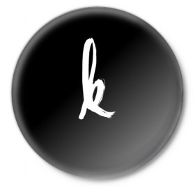 Значок с принтом ki в Белгороде,  металл | круглая форма, металлическая застежка в виде булавки | kiiara | linkin park | киара | линкин парк