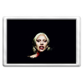 Магнит 45*70 с принтом Леди Гага в Белгороде, Пластик | Размер: 78*52 мм; Размер печати: 70*45 | lady gaga | леди гага