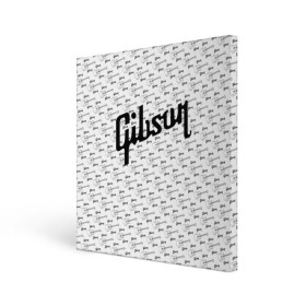 Холст квадратный с принтом Gibson в Белгороде, 100% ПВХ |  | Тематика изображения на принте: fender | gibson | guitar | ibanez | music | rock | гитара | музыка | рок