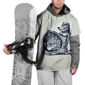 Накидка на куртку 3D с принтом Wolf в Белгороде, 100% полиэстер |  | Тематика изображения на принте: 
