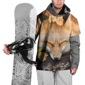 Накидка на куртку 3D с принтом Соня в Белгороде, 100% полиэстер |  | Тематика изображения на принте: fox | red | лиса | лисенок | рыжая