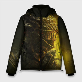 Мужская зимняя куртка 3D с принтом Dark Souls III в Белгороде, верх — 100% полиэстер; подкладка — 100% полиэстер; утеплитель — 100% полиэстер | длина ниже бедра, свободный силуэт Оверсайз. Есть воротник-стойка, отстегивающийся капюшон и ветрозащитная планка. 

Боковые карманы с листочкой на кнопках и внутренний карман на молнии. | dark souls | praise the sun | you died | дарк соулс | темные души