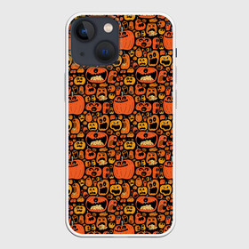 Чехол для iPhone 13 mini с принтом Тыквы Хэллоуин в Белгороде,  |  | крик | монстры | овощи | праздник | тыква | хэллоуин