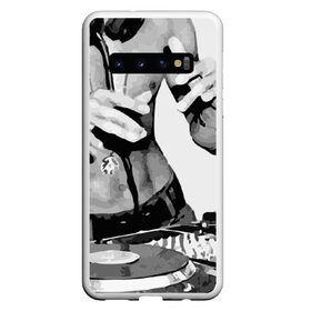 Чехол для Samsung Galaxy S10 с принтом Брюс Ли Dj в Белгороде, Силикон | Область печати: задняя сторона чехла, без боковых панелей | брюс ли dj