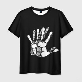 Мужская футболка 3D с принтом Hand в Белгороде, 100% полиэфир | прямой крой, круглый вырез горловины, длина до линии бедер | Тематика изображения на принте: 3d | arm | bunch of fives | claw | fin | fist | flipper | hand | mitt | paw | власть | кисть руки | ладонь | партия | почерк | рука | сторона | стрелка