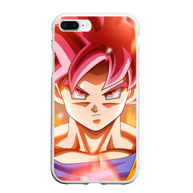 Чехол для iPhone 7Plus/8 Plus матовый с принтом Dragon ball super goku в Белгороде, Силикон | Область печати: задняя сторона чехла, без боковых панелей | dragon ball | super goku